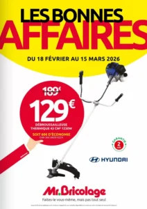 Catalogue Mr Bricolage 18/02/2026 – 15/03/2026