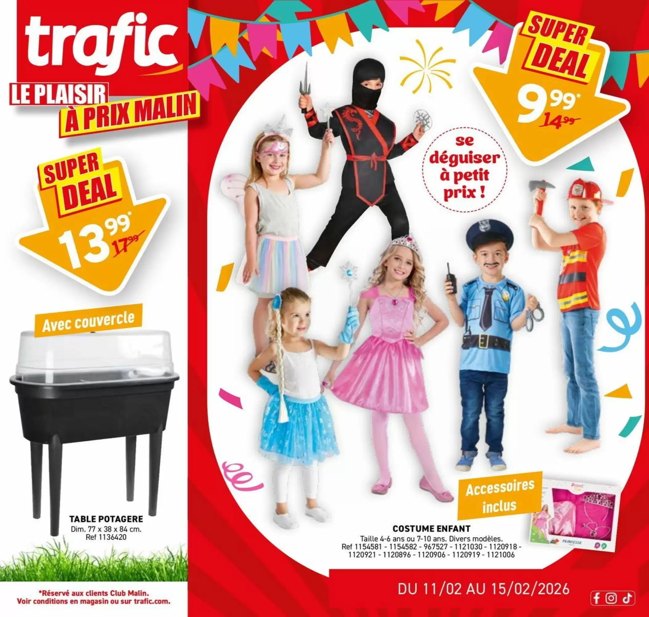 Catalogue Trafic 11/02/2026 – 15/02/2026