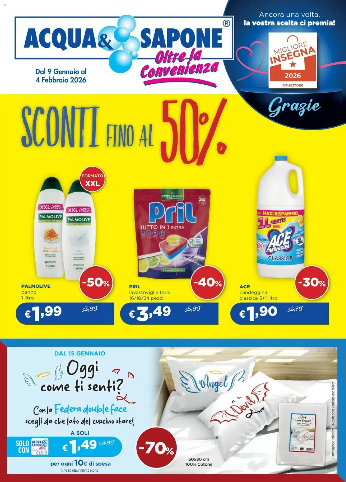 Volantino Acqua & Sapone 09/01/2026 – 04/02/2026
