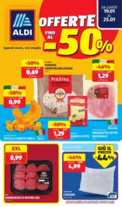 Volantino ALDI 19/01/2026 – 25/01/2026