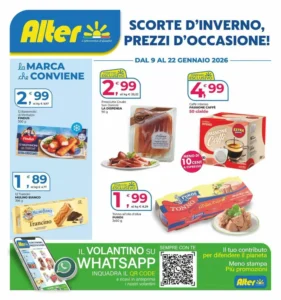 Volantino Alter Discount 09/01/2026 – 22/01/2026