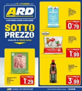 Volantino Ard Discount 12/01/2026 – 21/01/2026