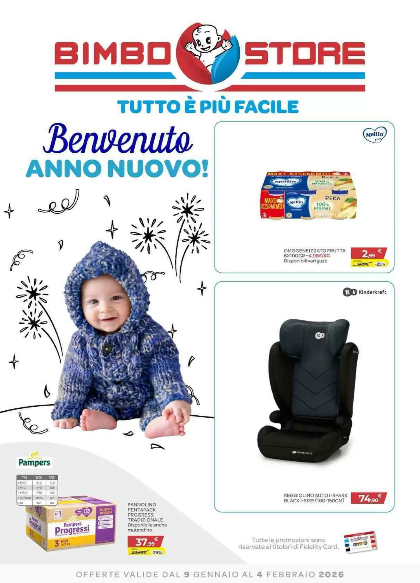 Volantino Bimbo Store 09/01/2026 – 04/02/2026