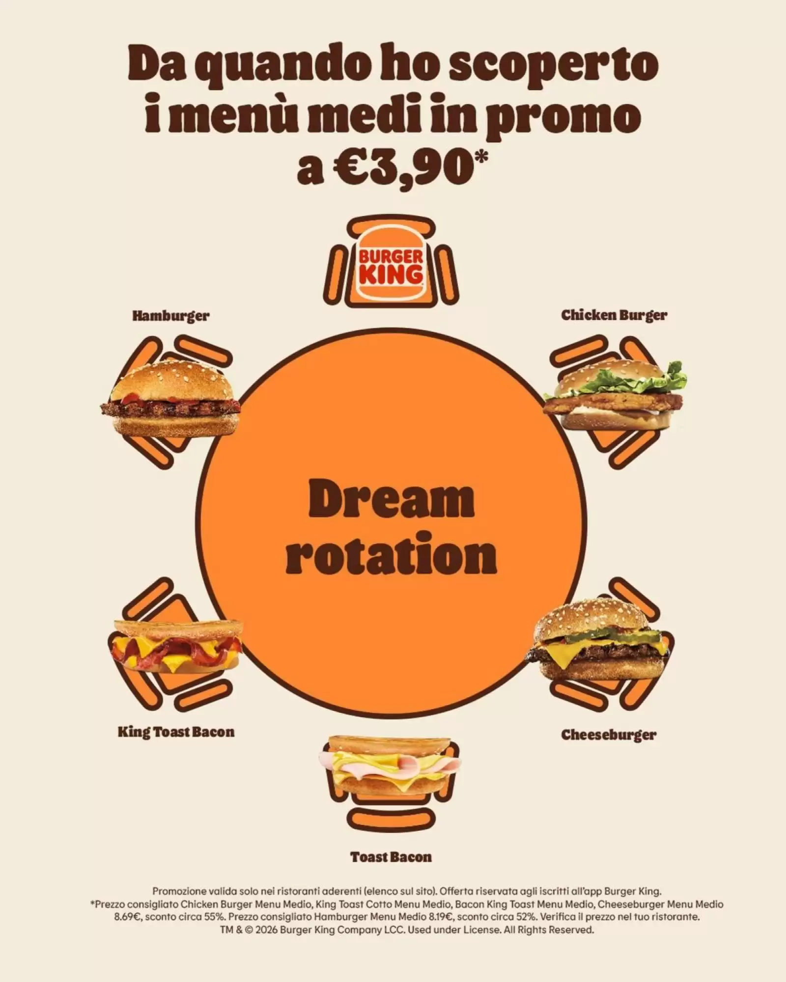 Volantino Burger King 13/01/2026 – 27/01/2026