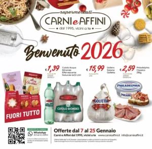 Volantino Carni e Affini Supermercati 07/01/2026 – 25/01/2026