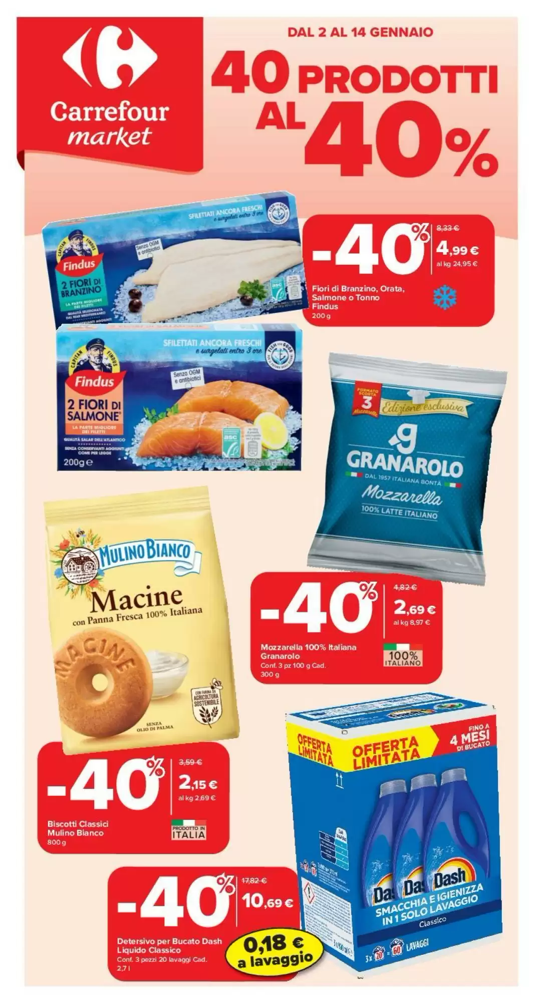 Volantino Carrefour 02/01/2026 – 14/01/2026