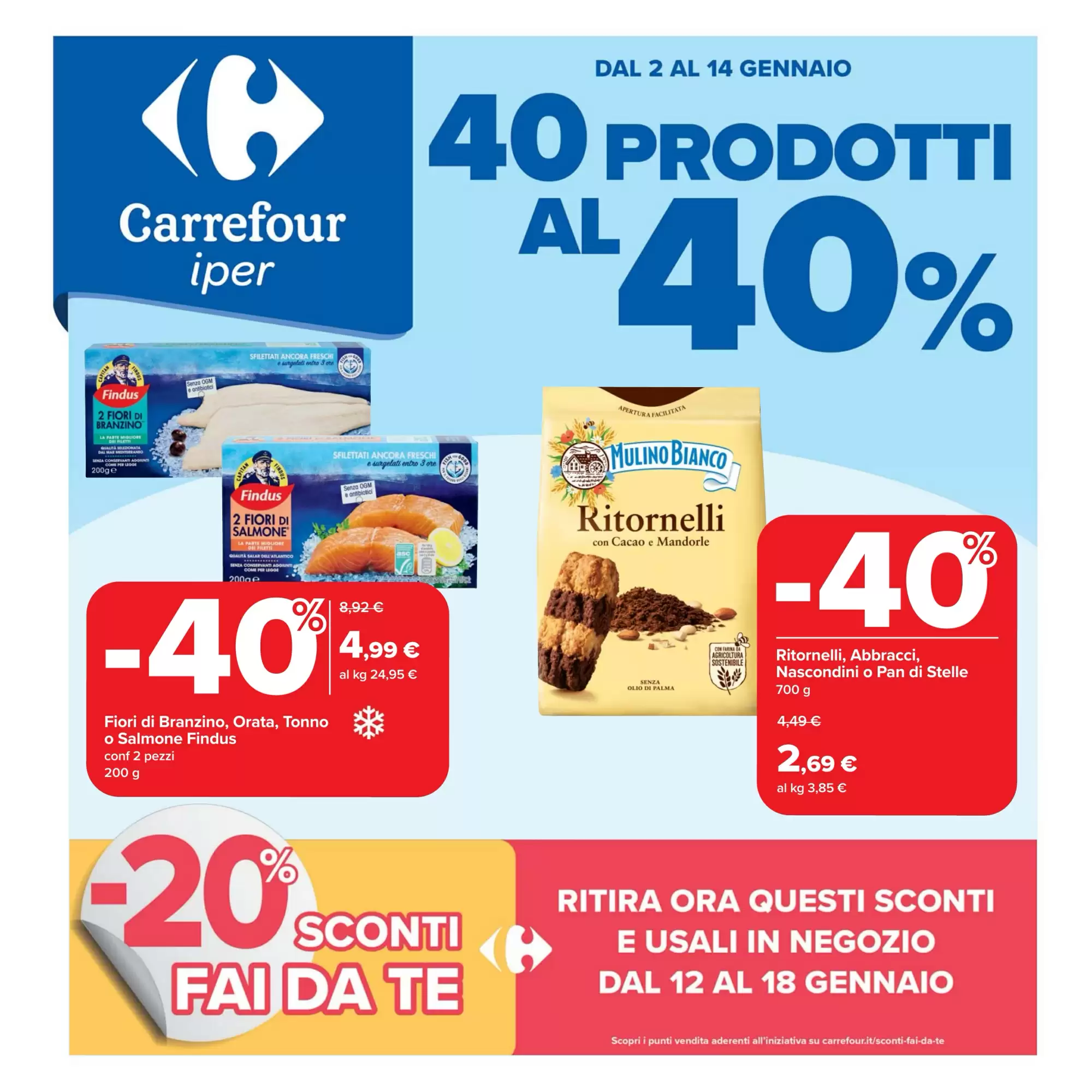 Volantino Carrefour 02/01/2026 – 14/01/2026
