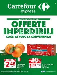 Volantino Carrefour Express 08/01/2026 – 21/01/2026