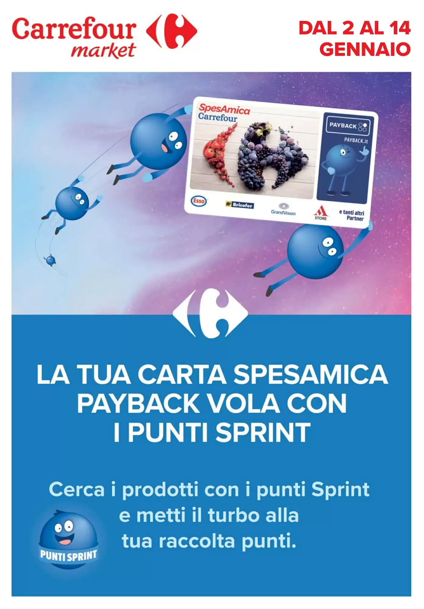 Volantino Carrefour Market 02/01/2026 – 14/01/2026