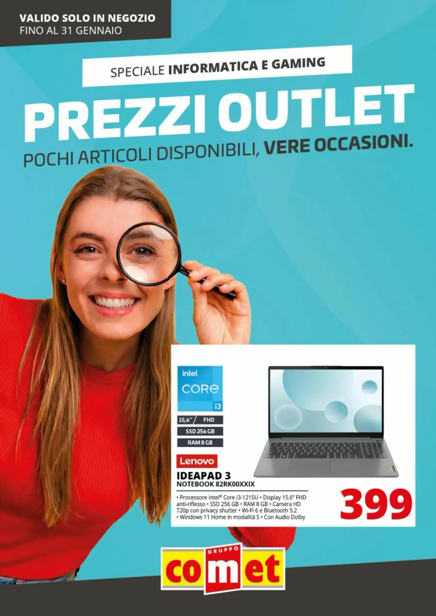 Volantino Comet 09/01/2026 – 31/01/2026