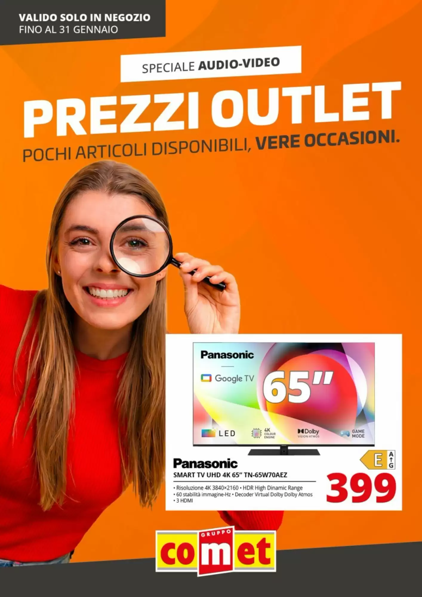 Volantino Comet 09/01/2026 – 31/01/2026