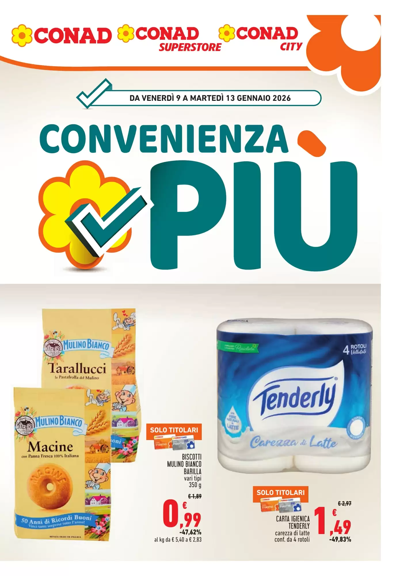 Volantino Conad 09/01/2026 – 13/01/2026