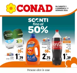 Volantino Conad 03/01/2026 – 11/01/2026