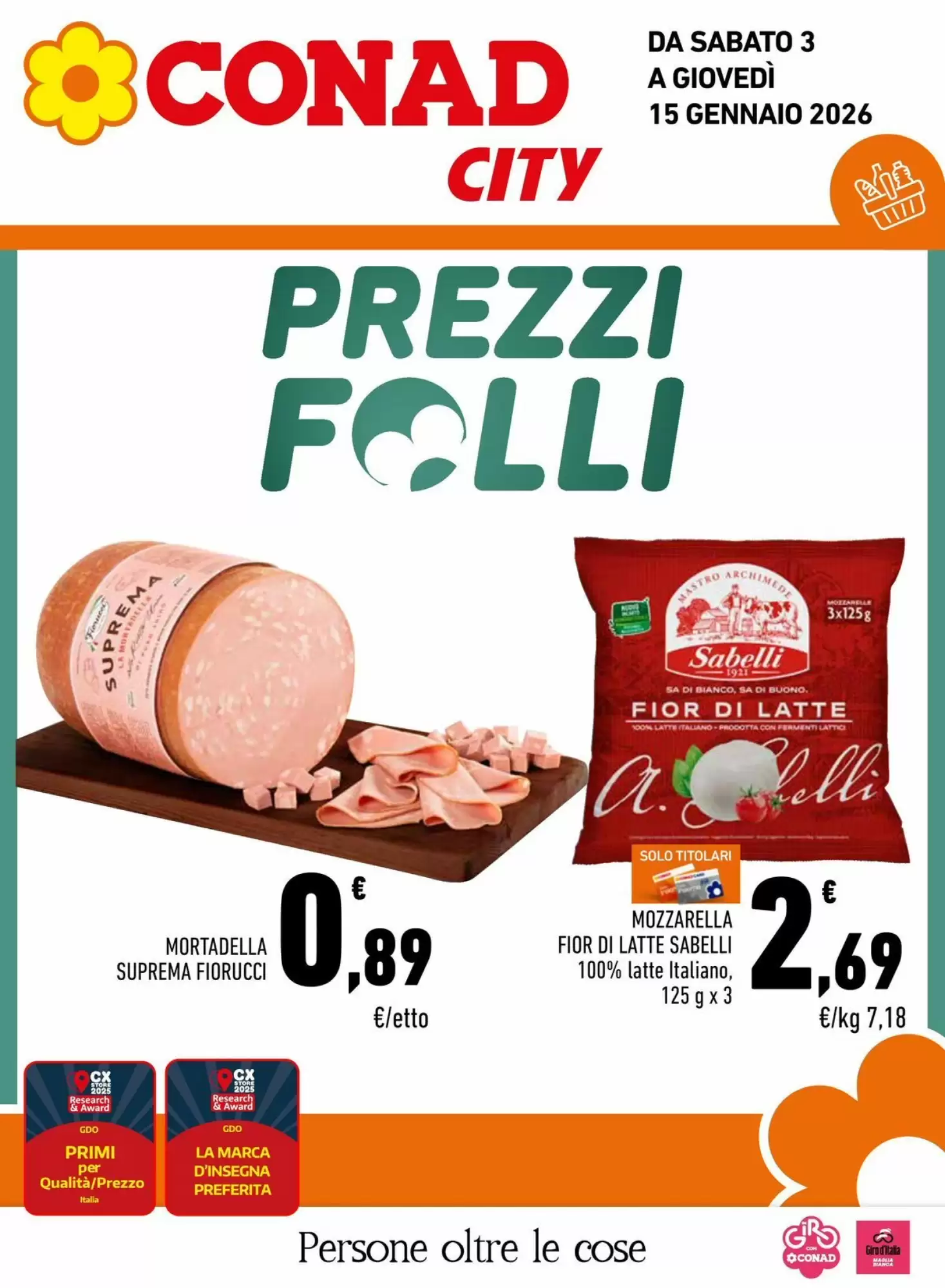 Volantino Conad City 03/01/2026 – 15/01/2026