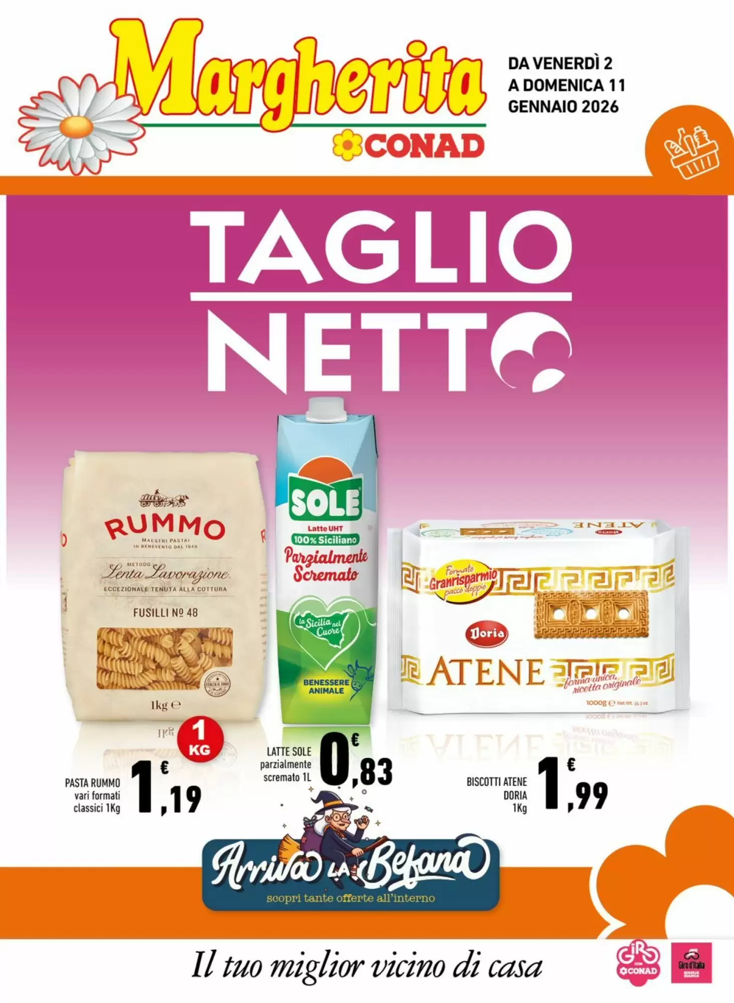 Volantino Conad Margherita 04/01/2026 – 11/01/2026
