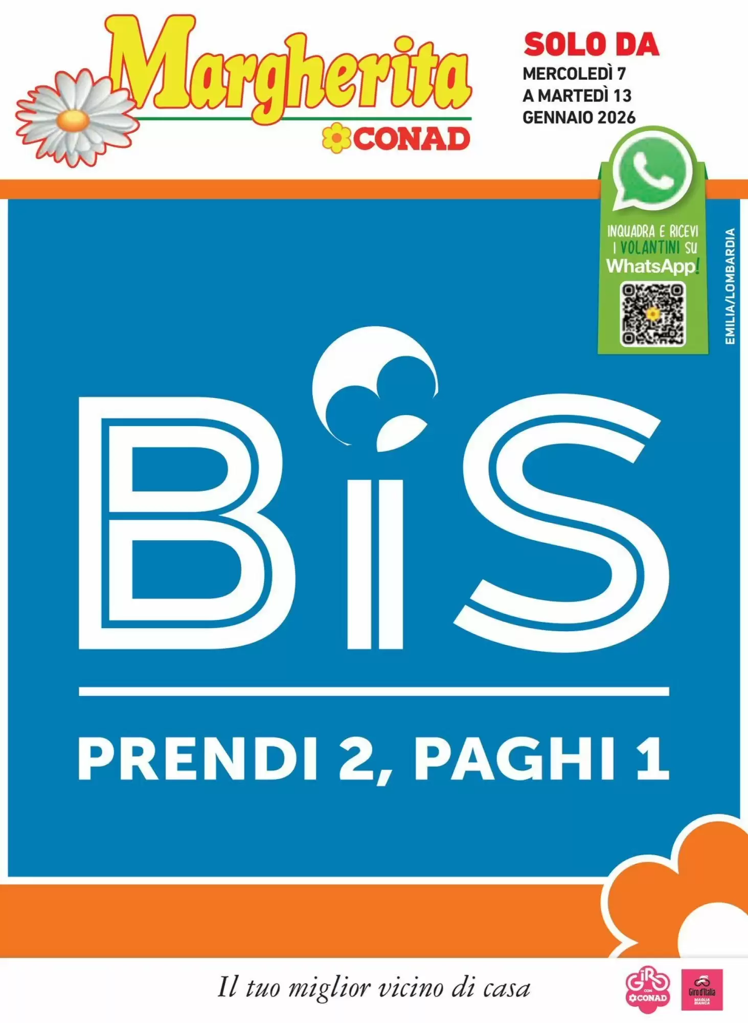 Volantino Conad Margherita 07/01/2026 – 13/01/2026