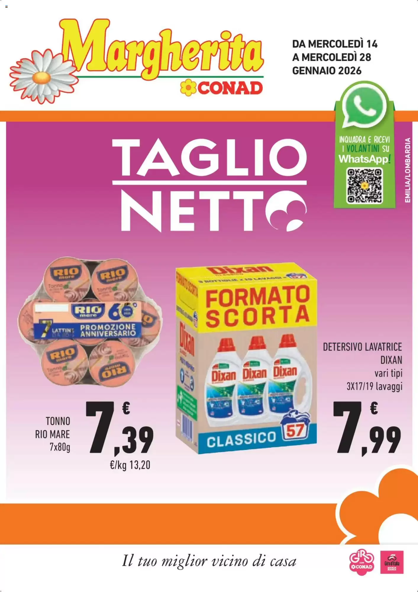 Volantino Conad Margherita 14/01/2026 – 28/01/2026