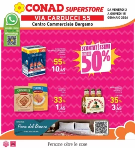 Volantino Conad Superstore 02/01/2026 – 15/01/2026