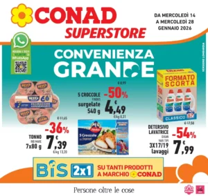 Volantino Conad Superstore 12/01/2026 – 28/01/2026