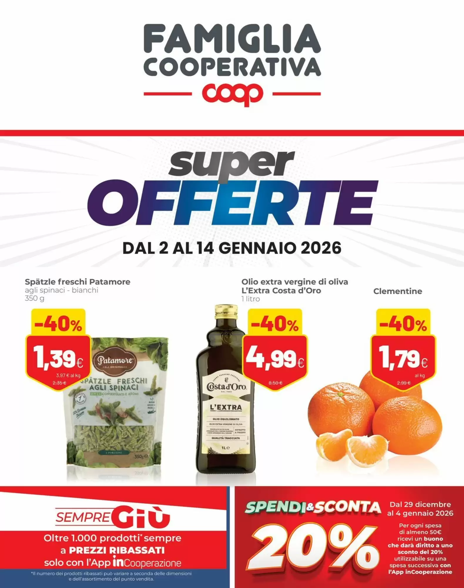 Volantino Coop famiglia cooperativa 02/01/2026 – 14/01/2026