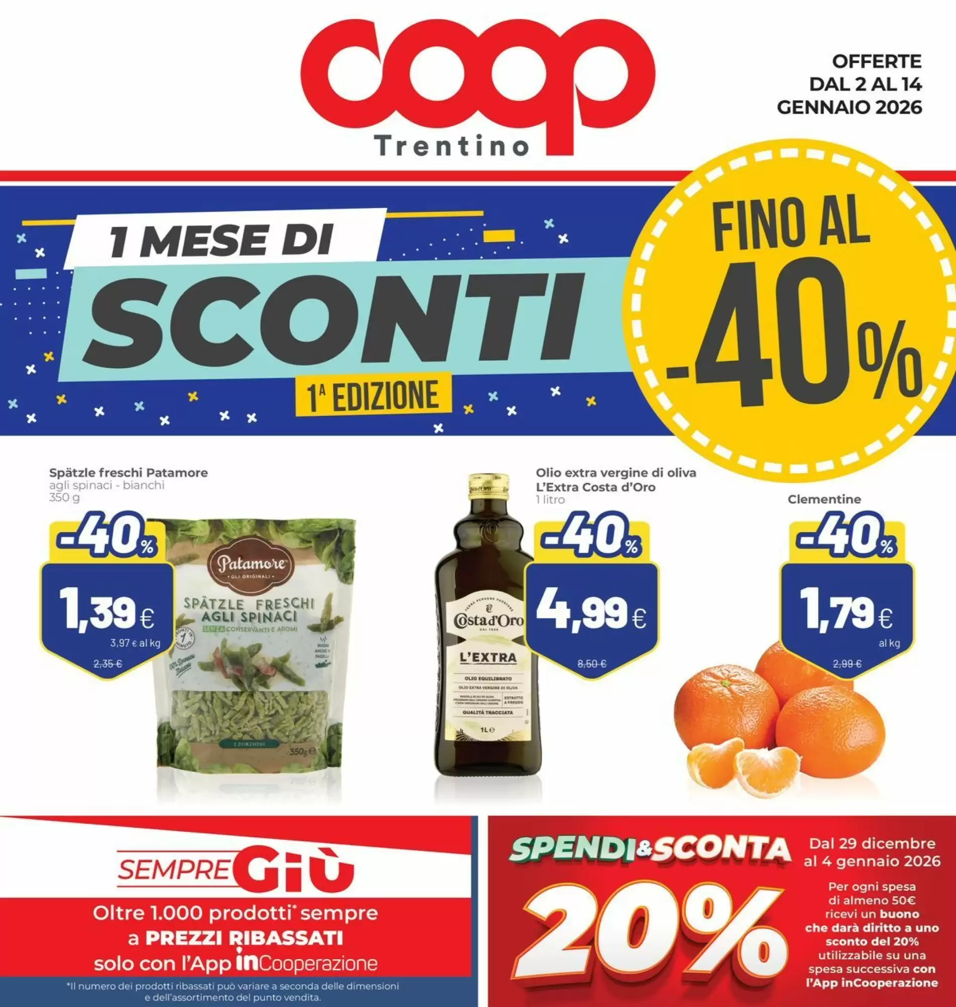 Volantino Coop 02/01/2026 – 14/01/2026