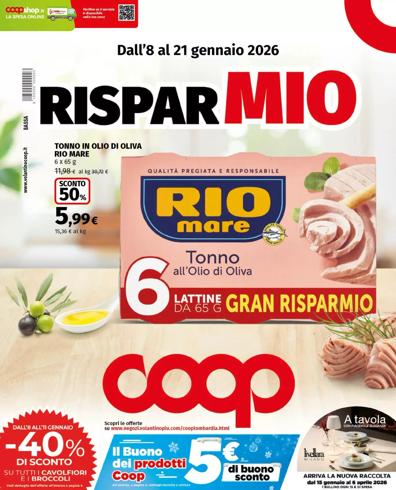 Volantino Coop 08/01/2026 – 21/01/2026