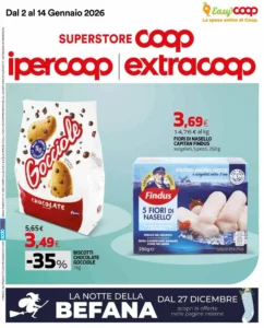 Volantino Coop Superstore 02/01/2026 – 14/01/2026