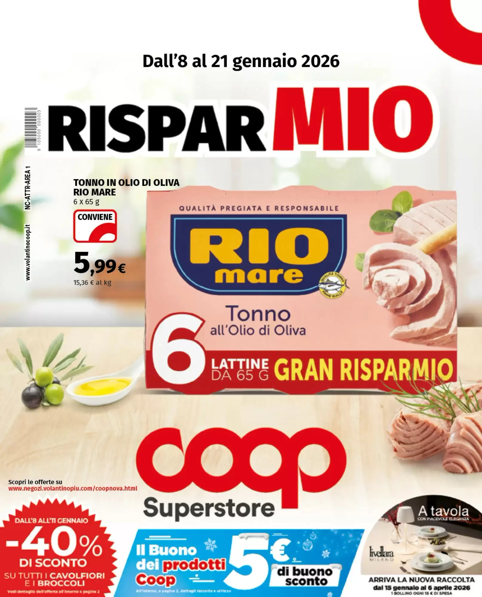 Volantino Coop Superstore 08/01/2026 – 21/01/2026