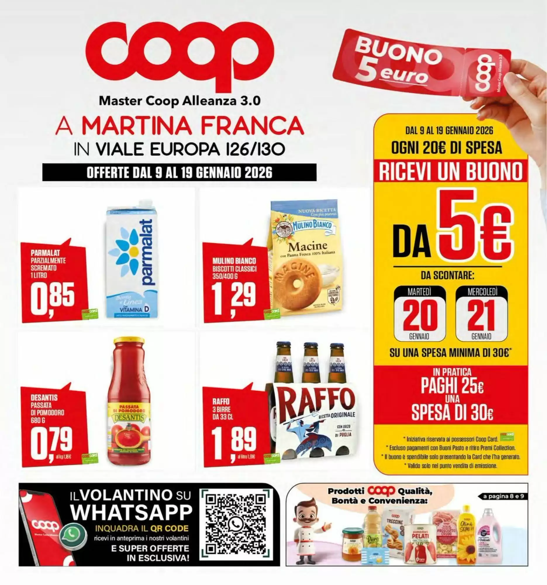 Volantino Coop Master Alleanza 3.0 09/01/2026 – 19/01/2026
