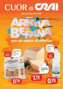 Volantino Crai 02/01/2026 – 07/01/2026