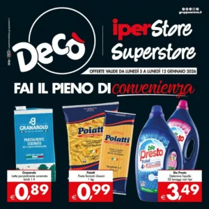 Volantino Deco Iperstore 05/01/2026 – 12/01/2026