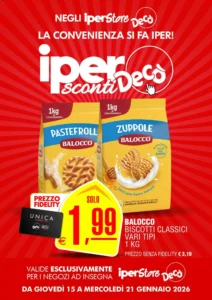 Volantino Deco Iperstore 15/01/2026 – 22/01/2026