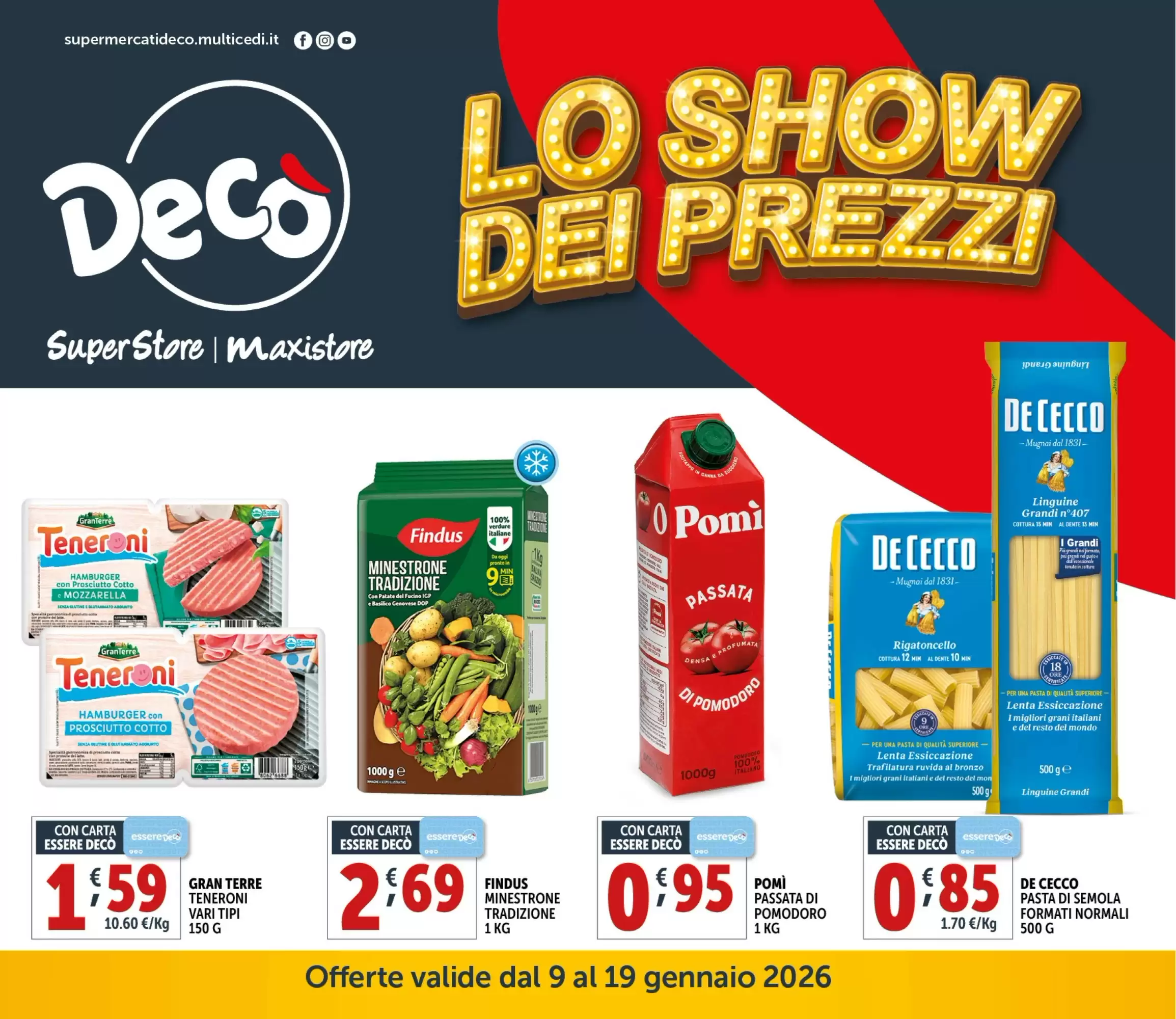 Volantino Deco Maxistore 09/01/2026 – 19/01/2026
