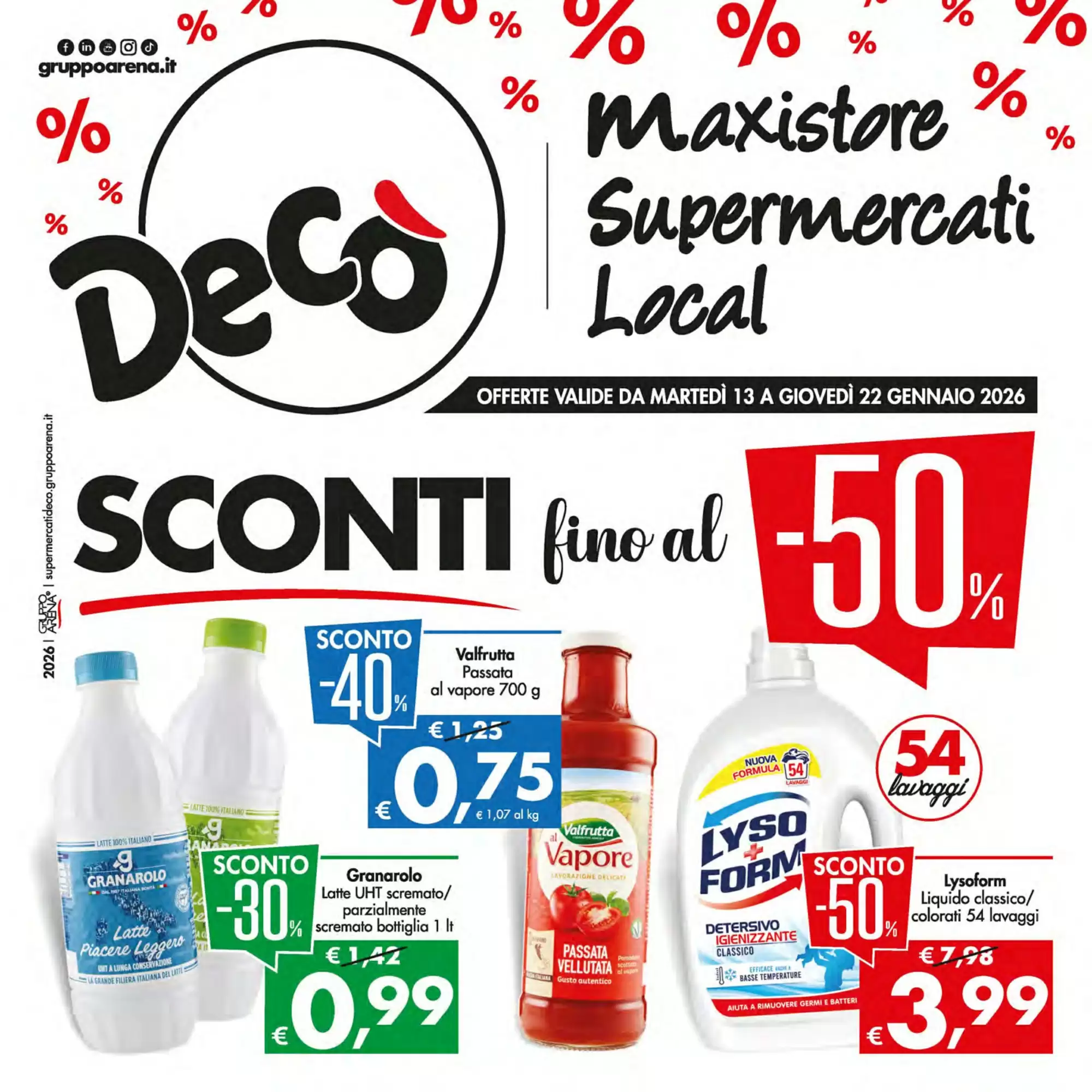 Volantino Deco Maxistore 13/01/2026 – 22/01/2026