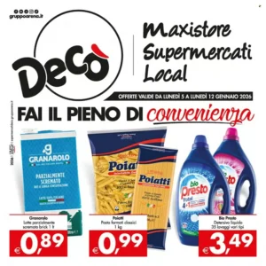 Volantino Deco Supermercati 05/01/2026 – 12/01/2026