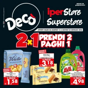 Volantino Deco Superstore 13/01/2026 – 22/01/2026