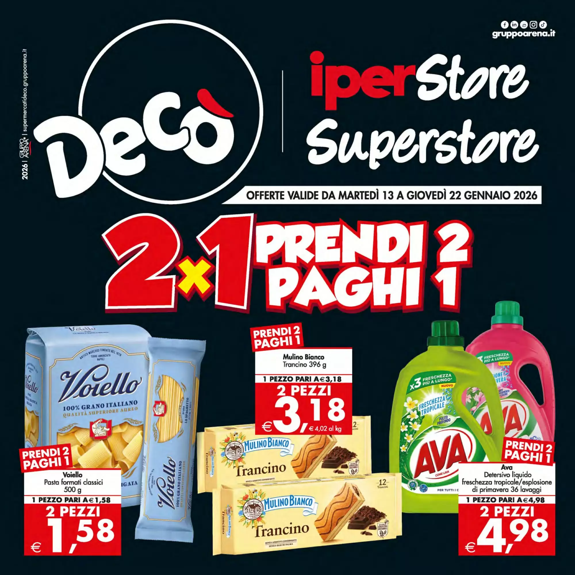 Volantino Deco Superstore 13/01/2026 – 22/01/2026