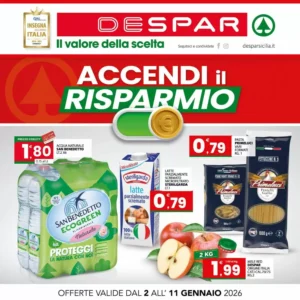 Volantino Despar Sicilia 02/01/2026 – 11/01/2026