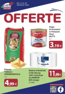 Volantino Docks Cash&Carry 15/01/2026 – 28/01/2026