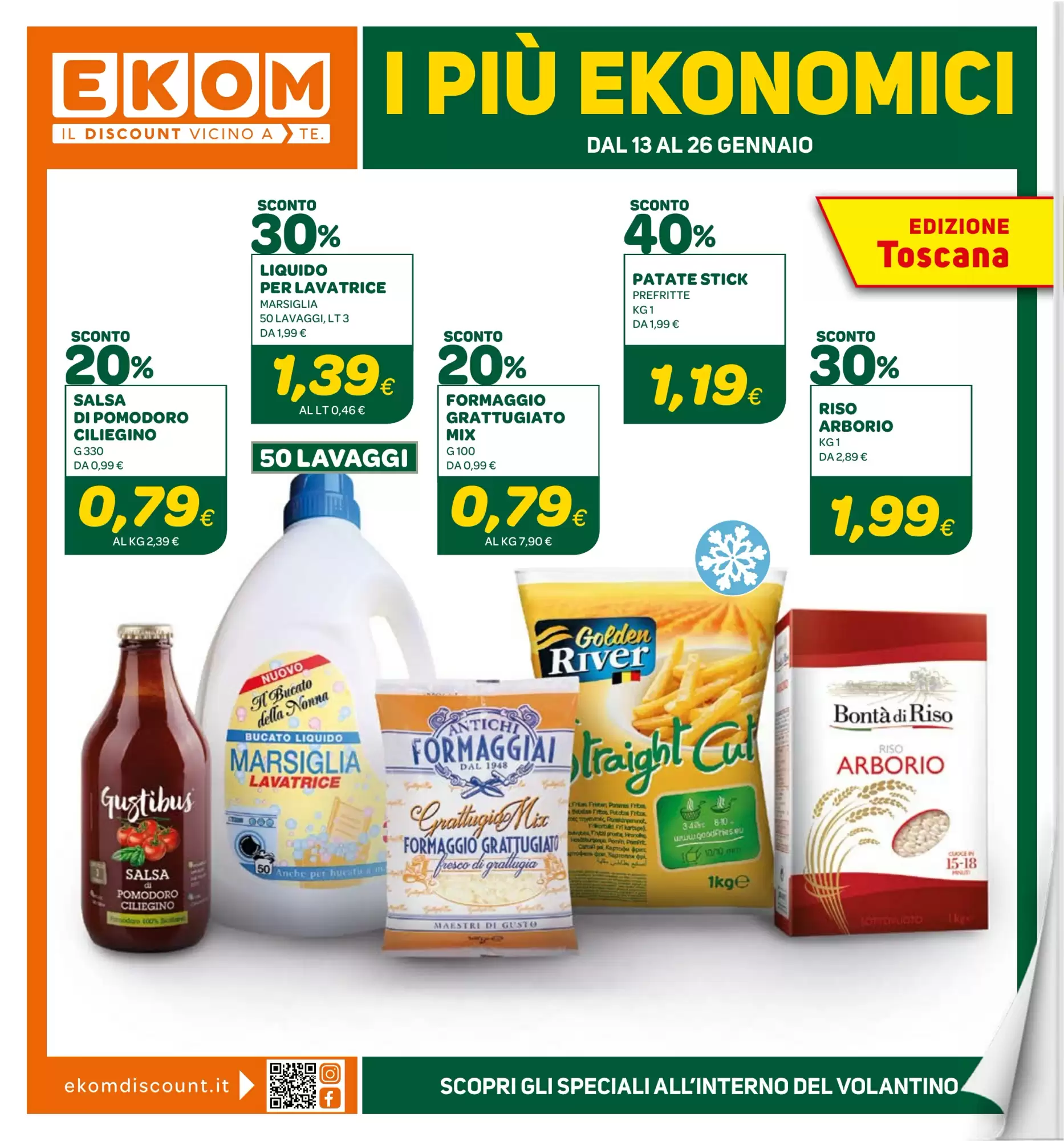 Volantino Ekom 13/01/2026 – 26/01/2026