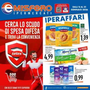 Volantino Emisfero 08/01/2026 – 21/01/2026