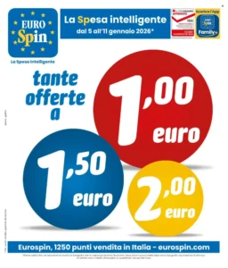 Volantino Eurospin 05/01/2026 – 11/01/2026