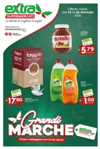 Volantino Extra Supermercati 16/01/2026 – 26/01/2026