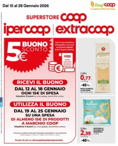 Volantino Extracoop 15/01/2026 – 28/01/2026