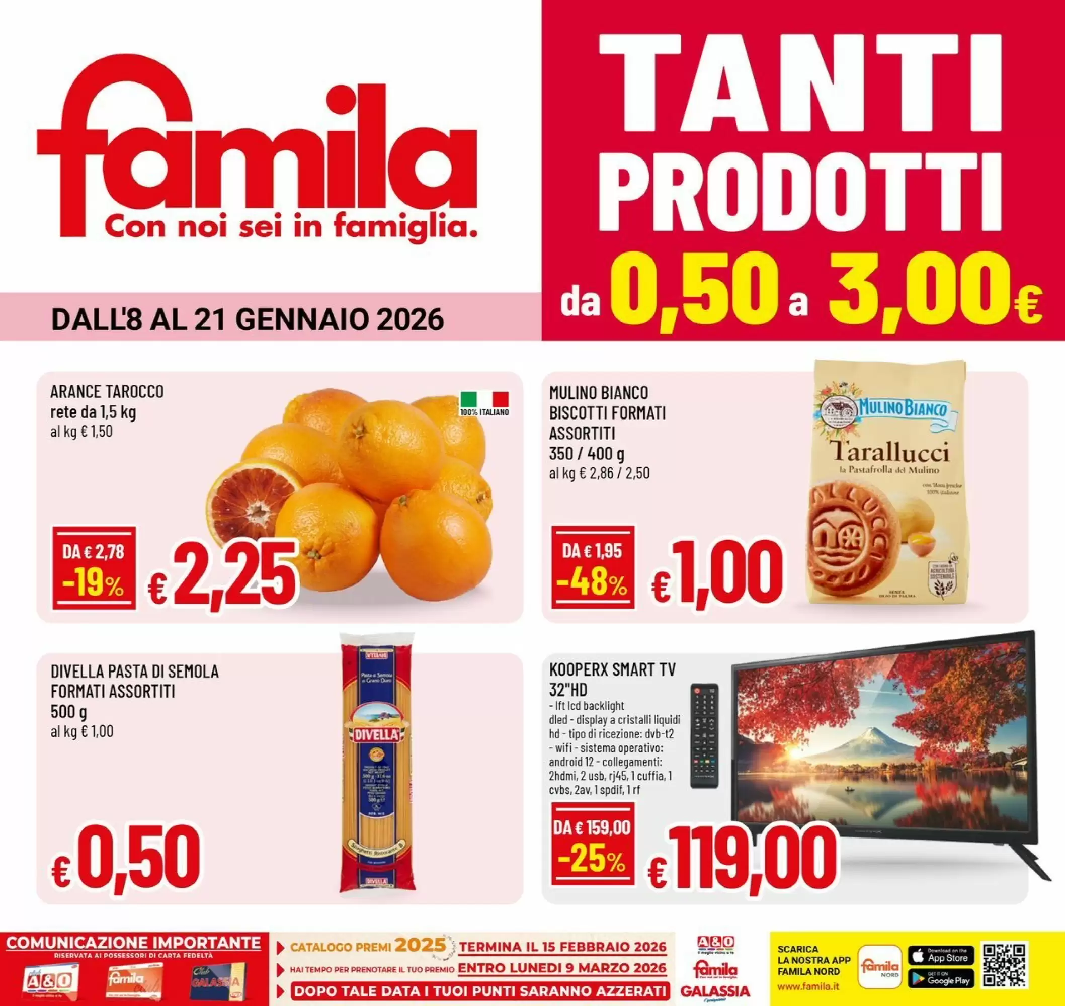 Volantino Famila 08/01/2026 – 21/01/2026