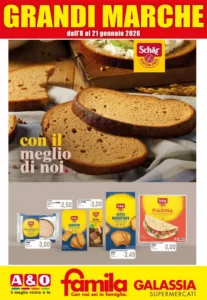 Volantino Famila 08/01/2026 – 21/01/2026