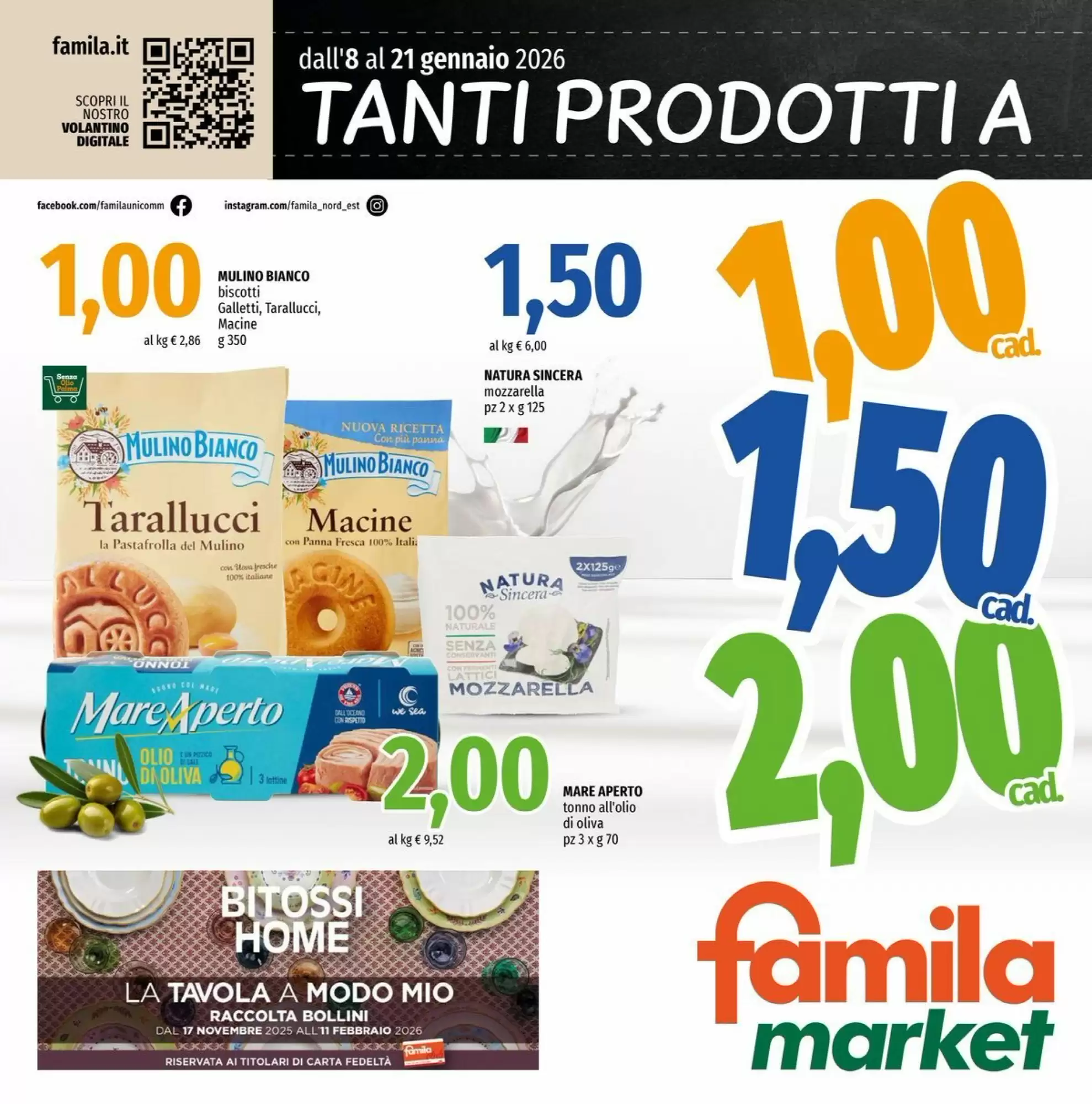 Volantino Famila Market 09/01/2026 – 21/01/2026