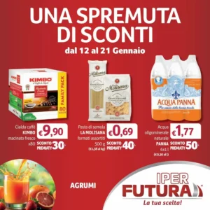 Volantino Futura Supermercati 12/01/2026 – 21/01/2026