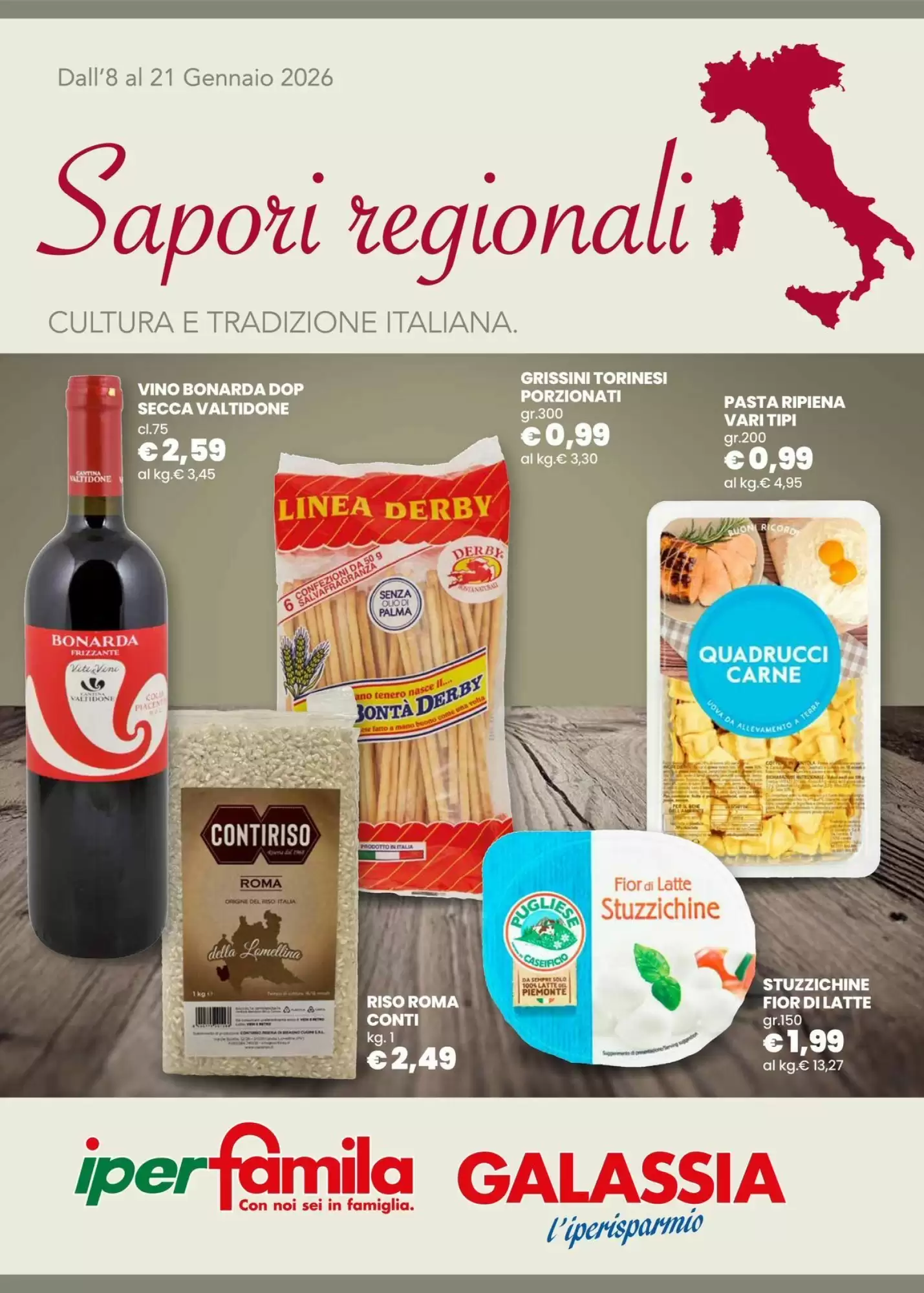 Volantino Galassia 08/01/2026 – 21/01/2026