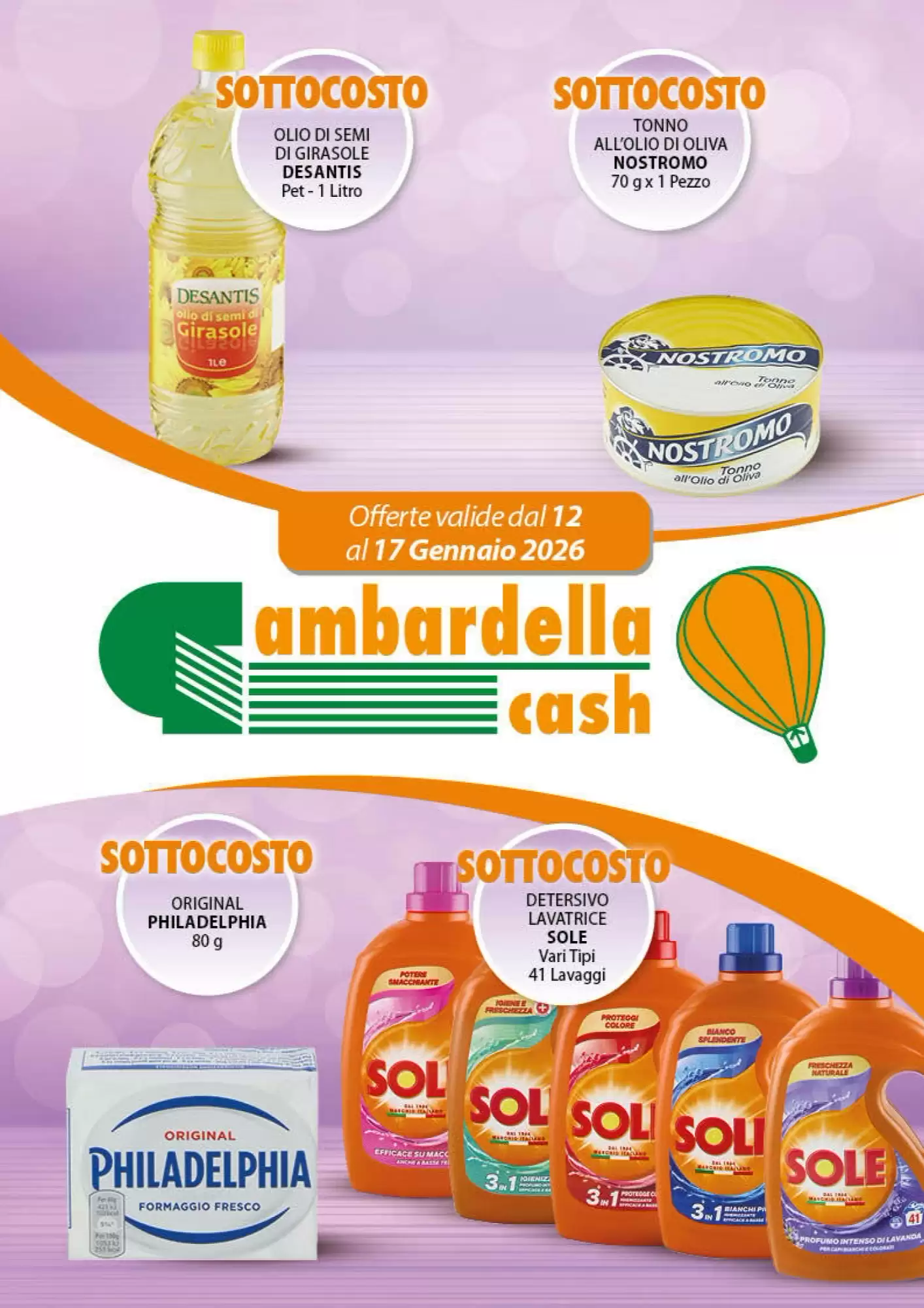 Volantino Gambardella Cash 12/01/2026 – 17/01/2026